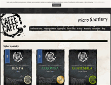 Tablet Screenshot of caffecaffe.sk